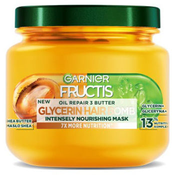 Maska do włosów Garnier Fructis Oil Repair 3 Butter Glycerin Hair Bomb odżywcza 320 ml (3600542542487)