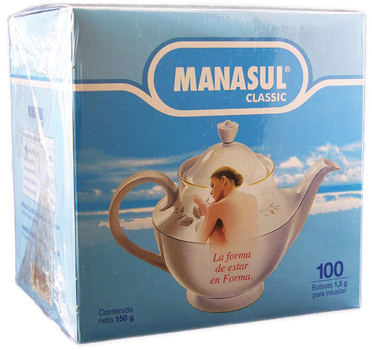 Чай у пакетиках Manasul Classic 10 шт 80 г (8413503509260)