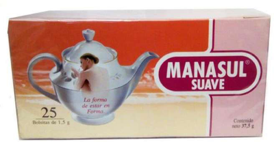 Herbata w torebkach Manasul Mild Tea Infusion 25 stz 37.5 g (8413503166876)