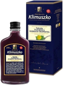 Suplement diety Klimuszko Nalewka Wspierająca Trawienie 200 ml (5900588004832)