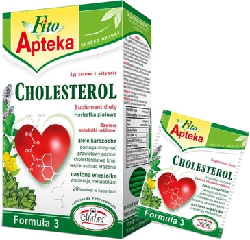 Трав'яний чай Fito Apteka Cholesterol 20 шт (5902781001496)