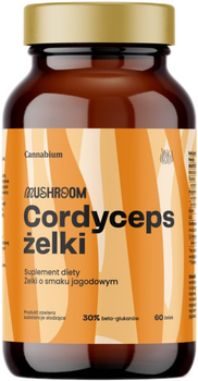Харчова добавка Cannabium Mushroom Cordyceps 60 желейок (5903268552524)