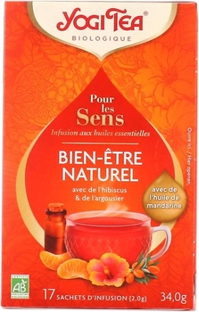 Трав'яний чай Yogi Tea Natural Wellbeing Bio 17 x 2 г (4012824405745)