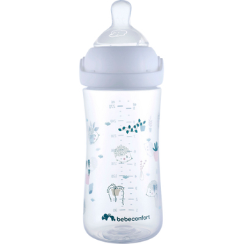 Пляшечка для годування Bebe Confort EMOTION PHYSIO Urban Garden, 270 мл (біла) (3102209120)