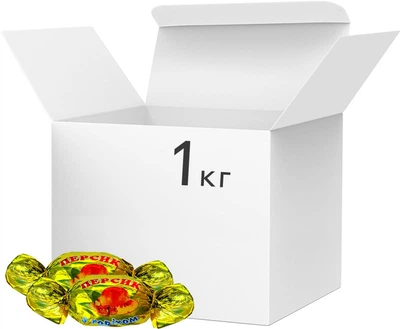 Цукерки Аметист Плюс Персик з горіхом 1 кг (4820148610130)