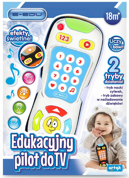 Zabawkowy telefon edukacyjny Artyk Pilot do TV E-Edu (5901811129438)