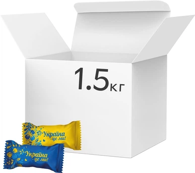Конфеты глазированные Golski Украина - это мы! 1.5 кг (4820092135055)