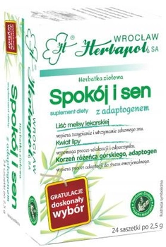 Herbatka ziołowa Herbapol Spokoj i Sen 24 saszetki (5906014223600)