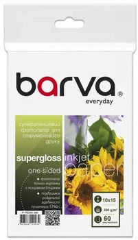 Фотобумага Barva Everyday Суперглянец 10x15 см 260 г/м2 60&nbsp;л (IP-RE260-388)