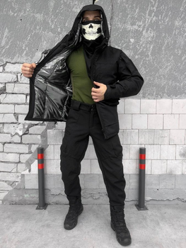 Зимний тактический костюм black размер M