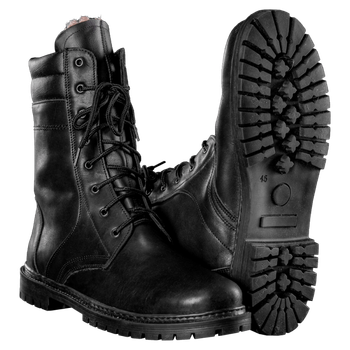 Берцы тактические износостойкие универсальные ботинки для силовых структур LP Натуральный мех Черный 39 (OR.M_3040)