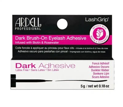 Клей для ресниц LashGrip Dark Brush-On от Ardell, обогащенный биотином и розовой водой
