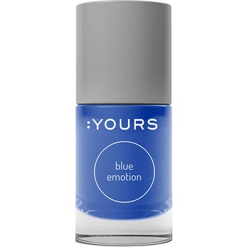 Синий лак для стемпинга :YOURS Blue Emotion