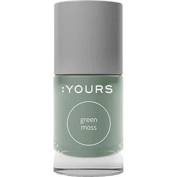 Салатовый лак для стемпинга :YOURS Green Moss 15 мл