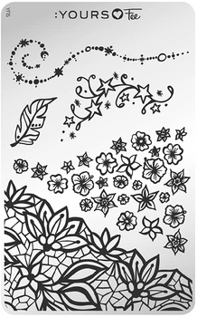 Пластина для стемпинга :YOURS Loves Fee – Models of Magic YLF 15