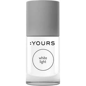 Білий лак для стемпінгу :YOURS White Light 15 мл