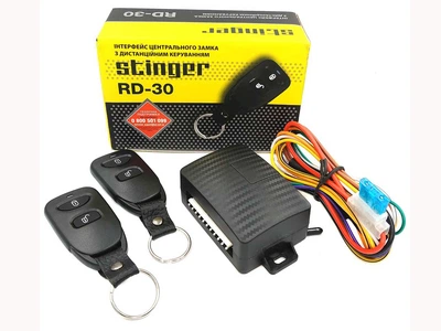 Блок управления центральным замком c пультами +функция поиска авто Stinger RD-30