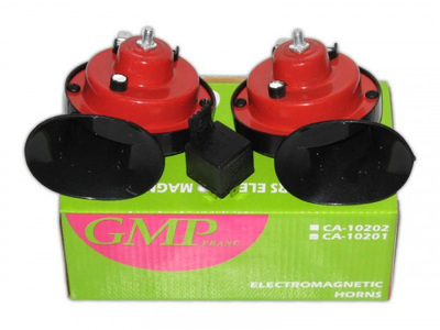 Клаксон звуковой сигнал для автомобиля 12v улитка 2контакта Ø 85mm GMP SK 100 (60В012,050,02) Оригинал