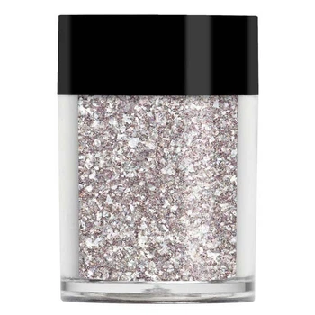 Серебристая слюда с голограммной пыльцой Lecente Impact Gliment'e Glitter Dust 7 г