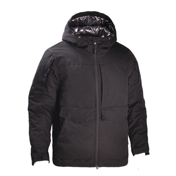 Тактическая зимняя водонепроницаемая куртка черная XL
