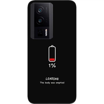 Оригинальный чехол SMTT для Xiaomi Poco F5 Pro с картинкой Зарядка