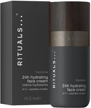 Крем для лица для мужчин Rituals The Ritual of Homme 24-часовой увлажняющий 50 мл (8719134162936)