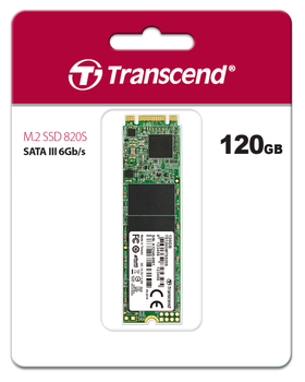 Dysk SSD Transcend MTS820S 120GB M.2 2280 SATAIII 3D TLC (TS120GMTS820S)