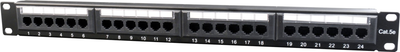 Патч панель Cablexpert Cat 5e 48 портів (NPP-C524CM-001)
