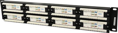 Патч панель Cablexpert Cat 6 48 портів (NPP-C648CM-001)