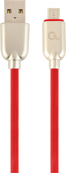 Kabel Cablexpert USB - MicroUSB 2 m Czerwony (CC-USB2R-AMmBM-2M-R)