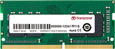 Оперативна пам'ять Transcend SODIMM DDR4-2666 8192MB PC4-21300 (JM2666HSG-8G)