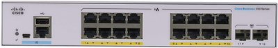 Комутатор Cisco CBS350-16P-E-2G-EU