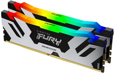 Оперативна пам'ять Kingston Fury DDR5-6000 65536MB PC5-48000 (Kit of 2x32768) Renegade RGB Black (KF560C32RSKA2-64)