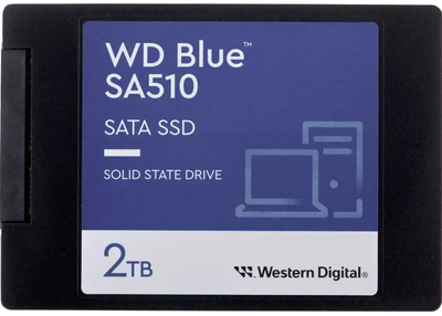 SSD диск Western Digital Blue SA510 2TB 2.5" SATAIII 3D NAND TLC (WDS200T3B0A)