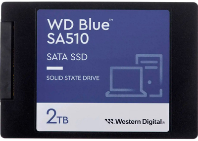 Dysk SSD Western Digital Blue SA510 2TB 2.5" SATAIII 3D NAND TLC (WDS200T3B0A)