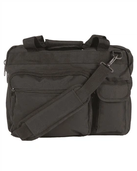 Сумка для ноутбука тактична Mil-Tec Водовідштовхуюча 40х30х10см M.LAPTOP BAG BLACK (13821002)