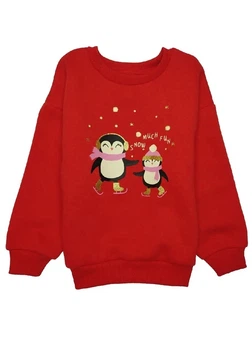Світшот новорічний червоний Primark 104см (400093836)
