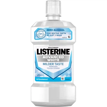 Ополіскувач для порожнини рота Listerine Ультравідбілювання М'який смак 500 мл (3574661491776/3574661491875)