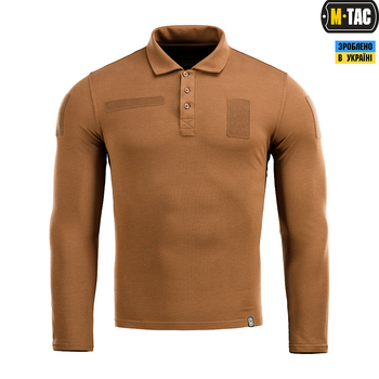 Поло тактичне М-Тас довгий рукав 65/35 Coyote Brown Size XXXXL