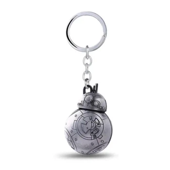 Брелок з фільму "Зоряні війни" для ключів "BB-8" KartLine сріблястий.