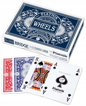 Karty do gry Piatnik Wheels 1 talia x 55 kart (9001890239236)