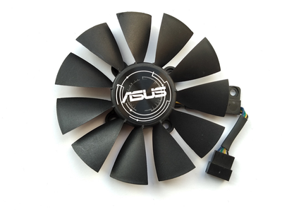 Вентилятор PowerLogic для видеокарты ASUS STRIX 87 мм 5-pin PLD09210S12M (FDC10H12S9-C T129215SM) (№117.005)