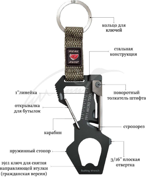 Мультиинструмент для оружия Real Avid 1911 Micro Tool