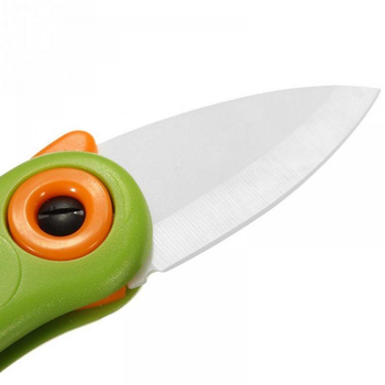 Складной мини нож в виде птицы Faddare зеленый.
