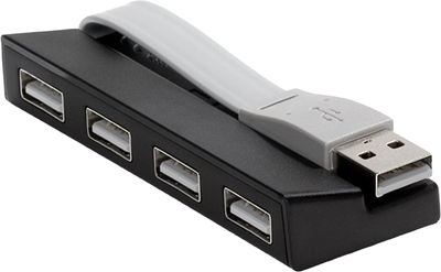 Hub USB Targus ACH114EU 4-portowy Czarny (5051794004489)