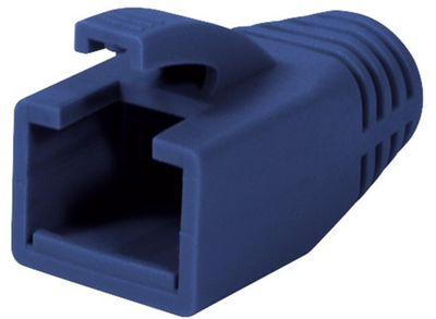 Кришка заглушки Logilink MP0035B RJ45 8.0 mm 50 шт Blue (4052792045406)