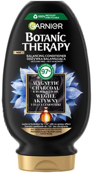 Odżywka do włosów Garnier Botanic Therapy Magnetic Charcoal do przetłuszczających się włosów i suchej skóry głowy 200 ml (3600542521017)