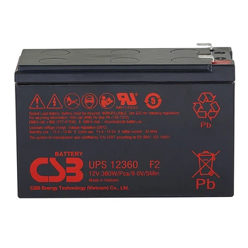 Акумулятор мультигелевий CSB UPS123607F2 12V 7 Ah AGM VRLA