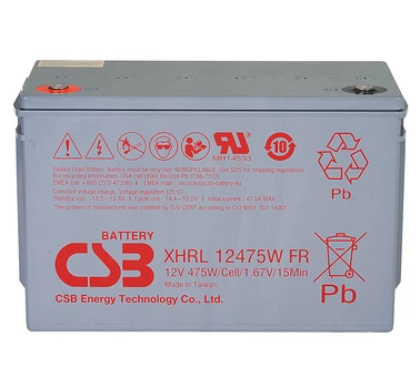 Аккумуляторная батарея CSB XHRL12475W 12V 118.8 Ah High Rate AGM VRLA