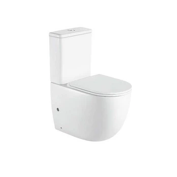 Унитаз-компакт напольный Koller Pool ROUND SMART Tornado с крышкой и смывным бачком, белый (RN-0630-RQ-C+RN-0630-RQ-T)